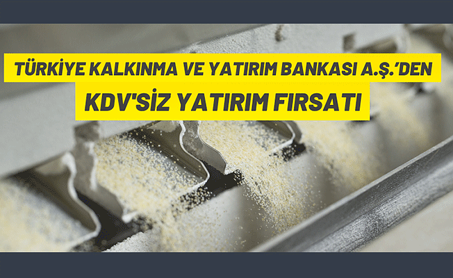 Türkiye Kalkınma ve Yatırım Bankası A,Ş.'den satılık fabrika