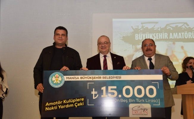 Başkan Ergün’den amatör spora 935 bin TL’lik nakdi destek