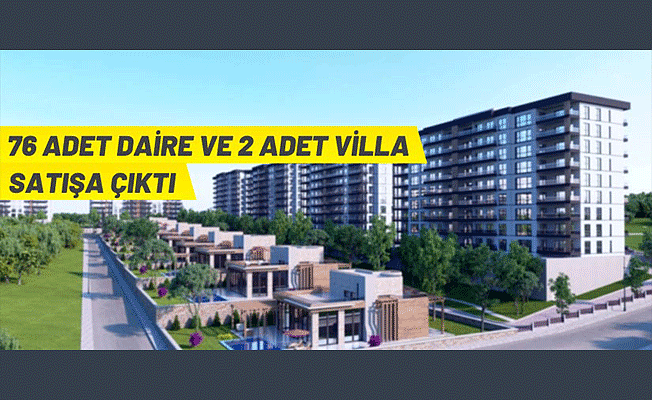 Ankara'da daire ve villa satış ihalesi