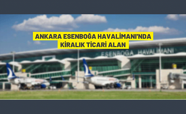 Ankara Esenboğa Havalimanı'nda kiralama ihalesi