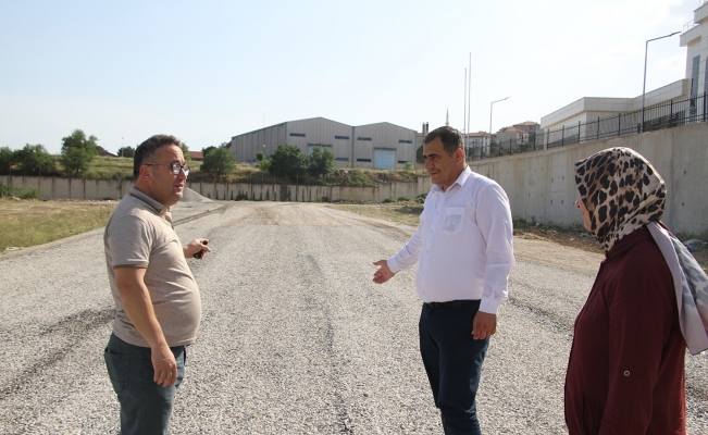 Kula’nın yeni hastane çevresindeki asfaltlama çalışmaları sona erdi