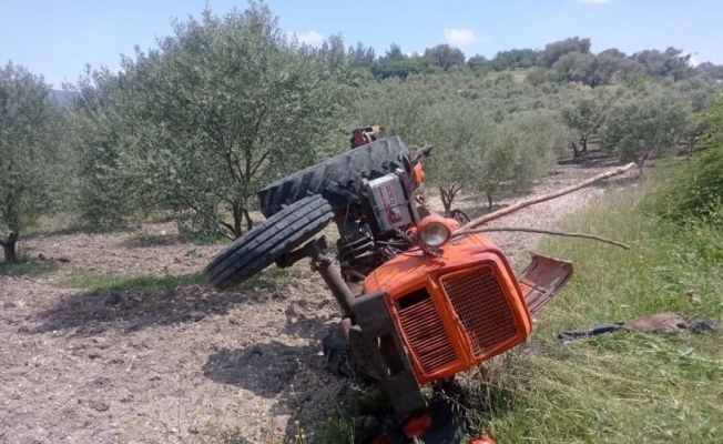 Saruhanlı’da traktör devrildi: 1 ölü