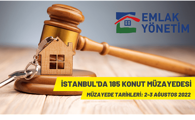 İstanbul'da 185 konut satılacak