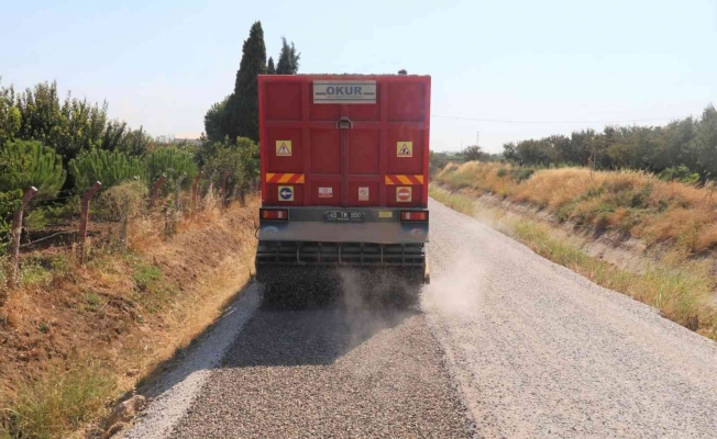 Turgutlu Belediyesinden 20 bin metrekarelik asfalt çalışması