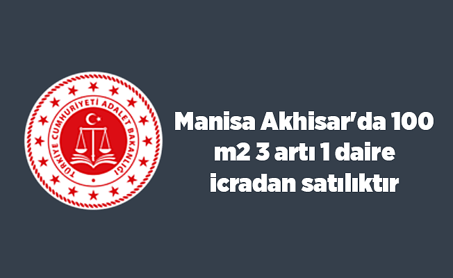 Manisa Akhisar'da 100 m2 3 artı 1 daire icradan satılıktır