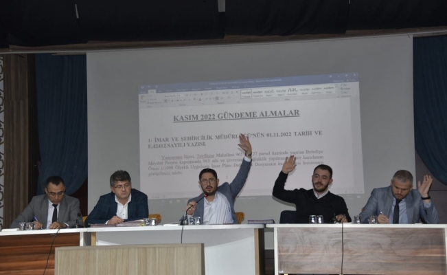 Yunusemre Belediyesinde kasım ayı meclisi gerçekleştirildi