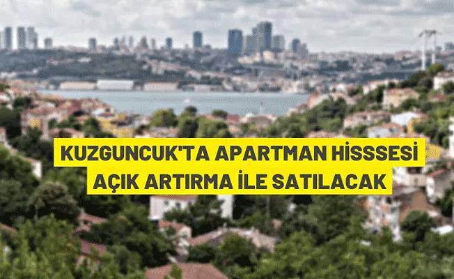 Kuzguncuk'ta Boğaz'a cepheli apartmanın 1/4 hissesi satışa çıktı