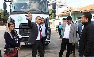 MASKİ Genel Müdürü Aslay, Horozköy depo alanını inceledi