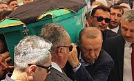 Cumhurbaşkanı Erdoğan Manisada cenaze törenine katıldı