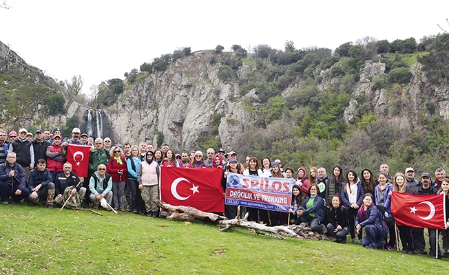 Spilos Dağcıları Türkmen Şelalesi’nde