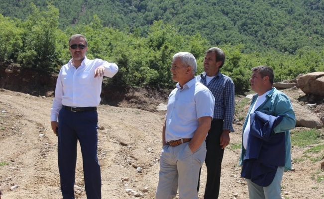 Başkan Karaçoban’dan aşırı yağışların vurduğu mahalleye ziyaret