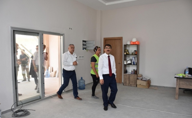 Veziroğlu sosyal tesisleri açılışa hazırlanıyor