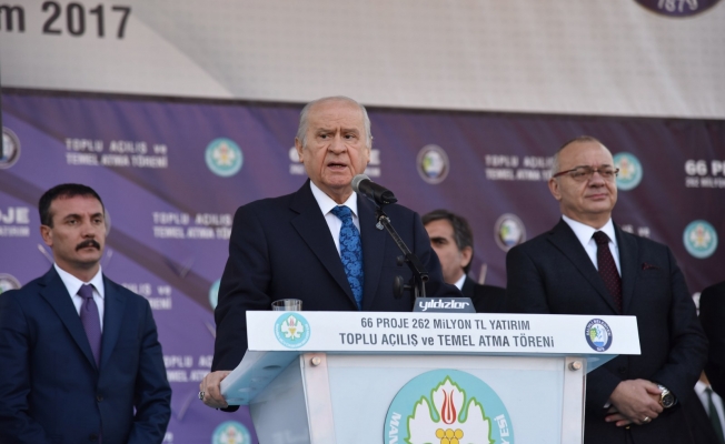 Bahçeli: “Türk bayrağı Kandil’de dalgalanmalı, Afrin teröristlere mezar olmalıdır”