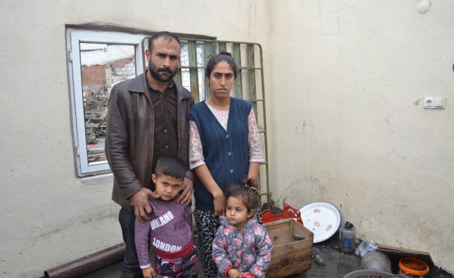 (Özel haber) Canbaz ailesi yanan evleri için yardım bekliyor
