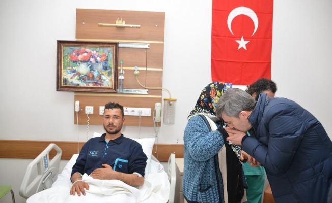 Afrin’de yaralanan Uzman Çavuş Talat Yıldız memleketine getirildi