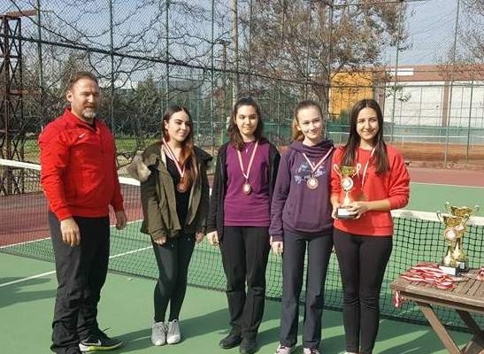 Okul Sporları Gençler Tenis İl Birinciliği müsabakaları sona erdi