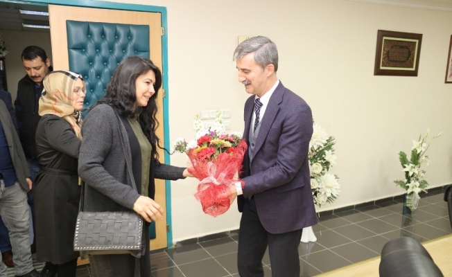 Turgutlu’nun tek kadın oda başkanından Başkan Şirin’e ziyaret