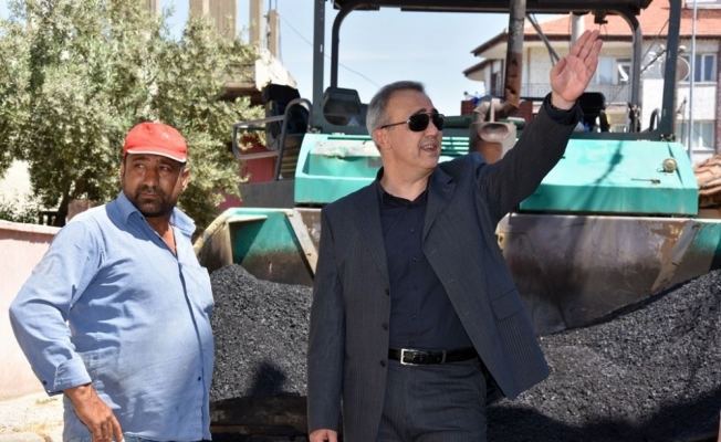 Başkan Karaçoban mahalle çalışmalarını yerinde inceledi