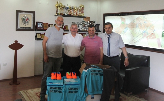 Başkan Yaralı’dan Yedi Eylül Spor Kulübüne malzeme desteği