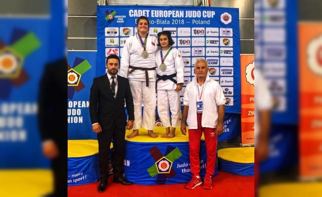Salihlili judocu Polonya’dan gümüş madalya ile döndü