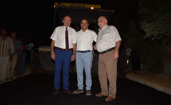 Alaşehir’in asfalt çalışmalarına yerinde inceleme
