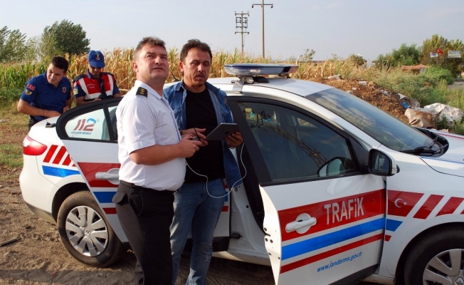 Trafik ihlallerini Drone yakaladı, Jandarma ceza yazdı