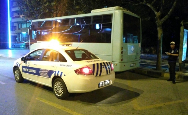 Şehir içine park eden otobüslere cezai işlem