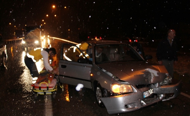 Kula’da zincirleme trafik kazası: 1 yaralı