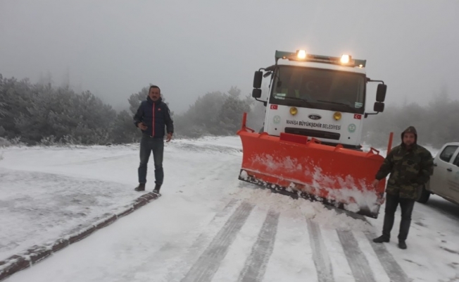Manisa Büyükşehir karla mücadele için teyakkuzda