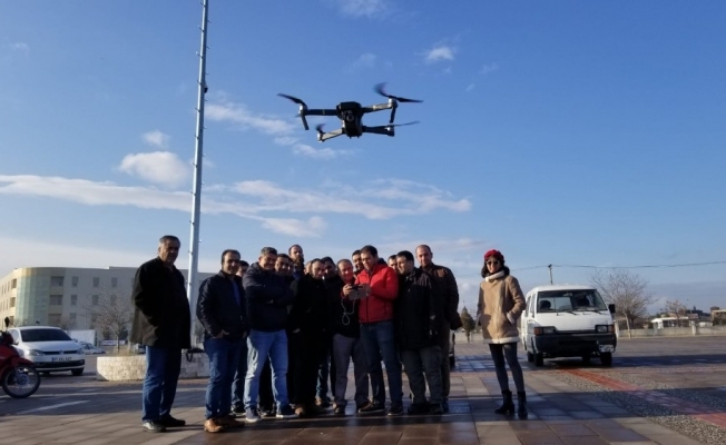 Turgutlu’da gazeteciler drone eğitimi aldı