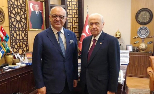 Başkan Ergün MHP Lideri Bahçeli’yi ziyaret etti