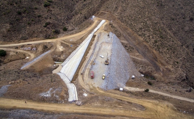 Alaşehir’de Horzum-Alayaka barajının gövde dolgusu bitti