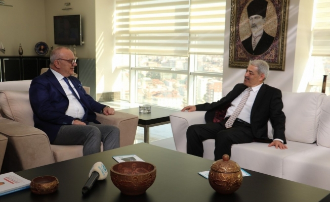 Başkan Ergün, Vakıflar Bölge Müdürü Ataseven’i ağırladı