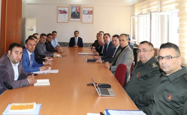 Alaşehir’de Afet ve Acil Durum Toplantısı yapıldı
