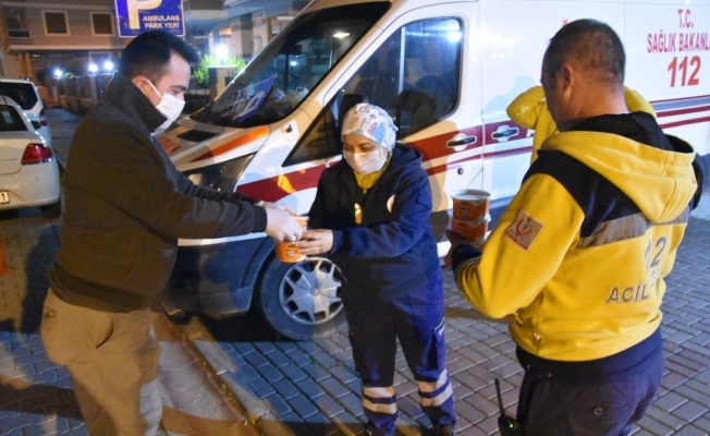 Akhisar Belediyesi sağlık çalışanlarını unutmadı