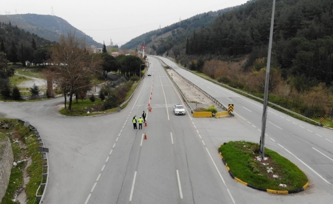 Giriş çıkışlar kapandı, İzmir-İstanbul yolu boş kaldı