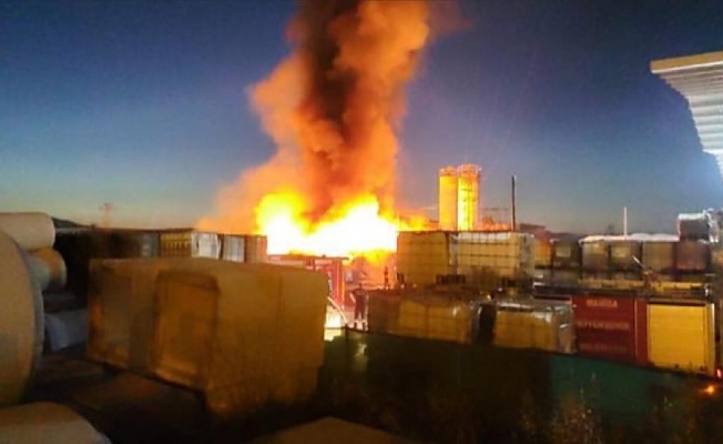 Manisa Muradiye OSB’de fabrika yangını