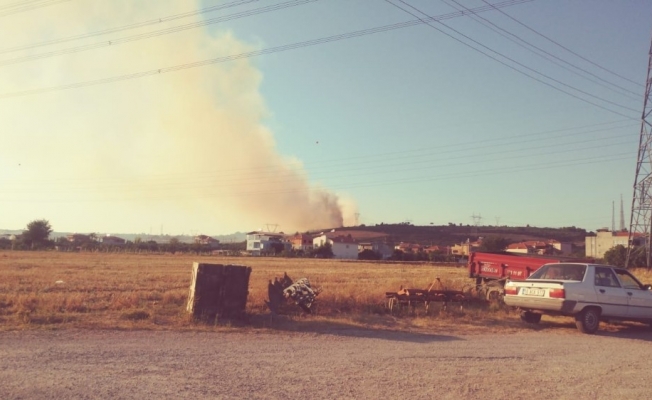 Soma’da orman yangını: 1 uçak, 5 helikopter havadan müdahale ediyor