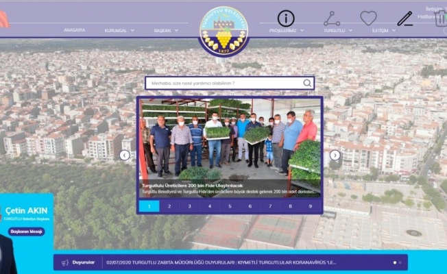 Turgutlu Belediyesinin İnternet sitesi yenilendi