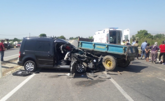 Alaşehir’de trafik kazası: 2 yaralı