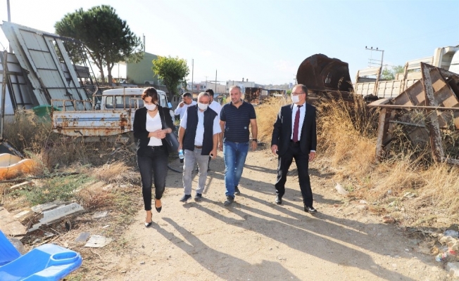 Başkan Çetin Akın’dan Turgutlu Belediye şantiyesine ziyaret