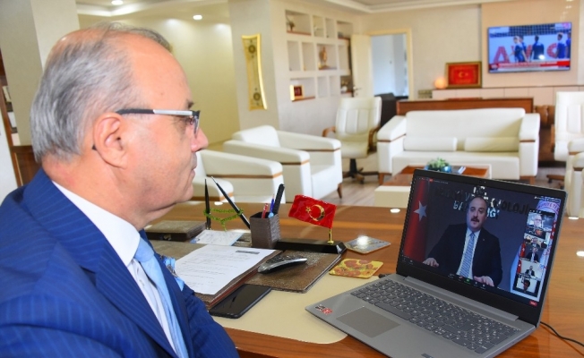 Başkan Kayda, Bakan Varank ile telekonferans toplantısına katıldı