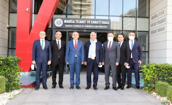 TBB Başkanı Aydın’dan Manisa TSO yönetimiyle istişarede bulundu
