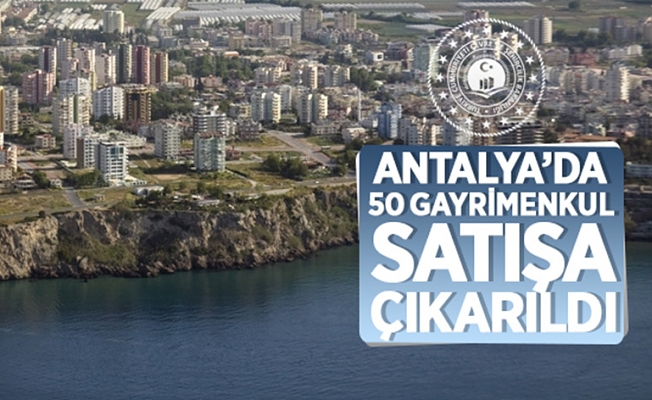 Batı Emlak Müdürlüğü Antalya'da 50 adet gayrimenkulün ihaleyle satışını yapıyor