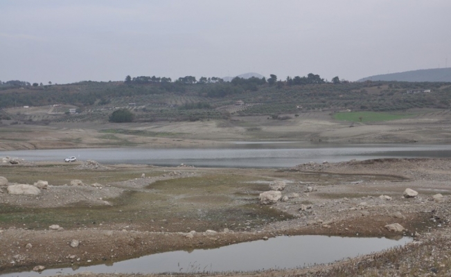 Sevişler Barajı’nda su seviyesinde büyük düşüş