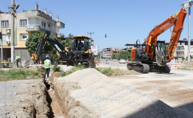 Ahmetli’de yağmur suyu altyapı çalışmaları başladı