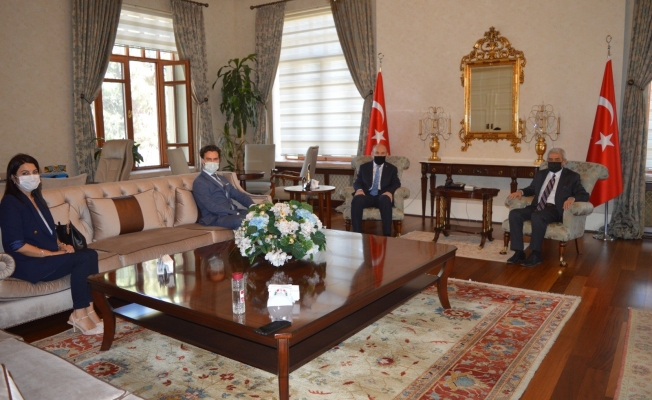 Vali Karadeniz Başkan Ergün ve Müdür Ataseven’i ağırladı