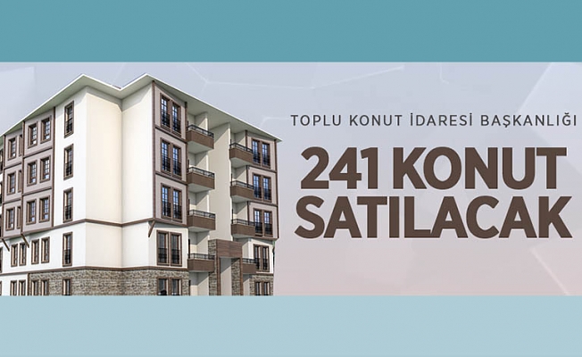TOKİ, Burdur'da 241 konutu satışa sunuyor