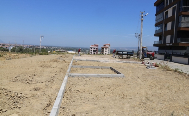 Turgutlu Belediyesi ilçeye yeni bir yeşil alan daha kazandırıyor