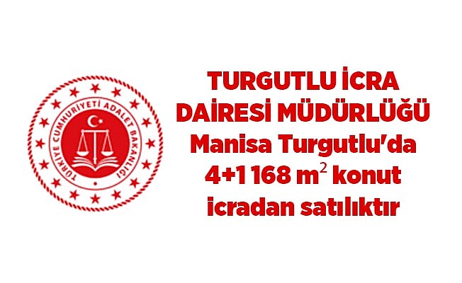 Manisa Turgutlu'da 4+1 168 m² konut icradan satılıktır